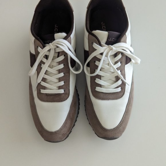 JCrew Trainers Color Block Tan & Brown - Picture 6 of 7